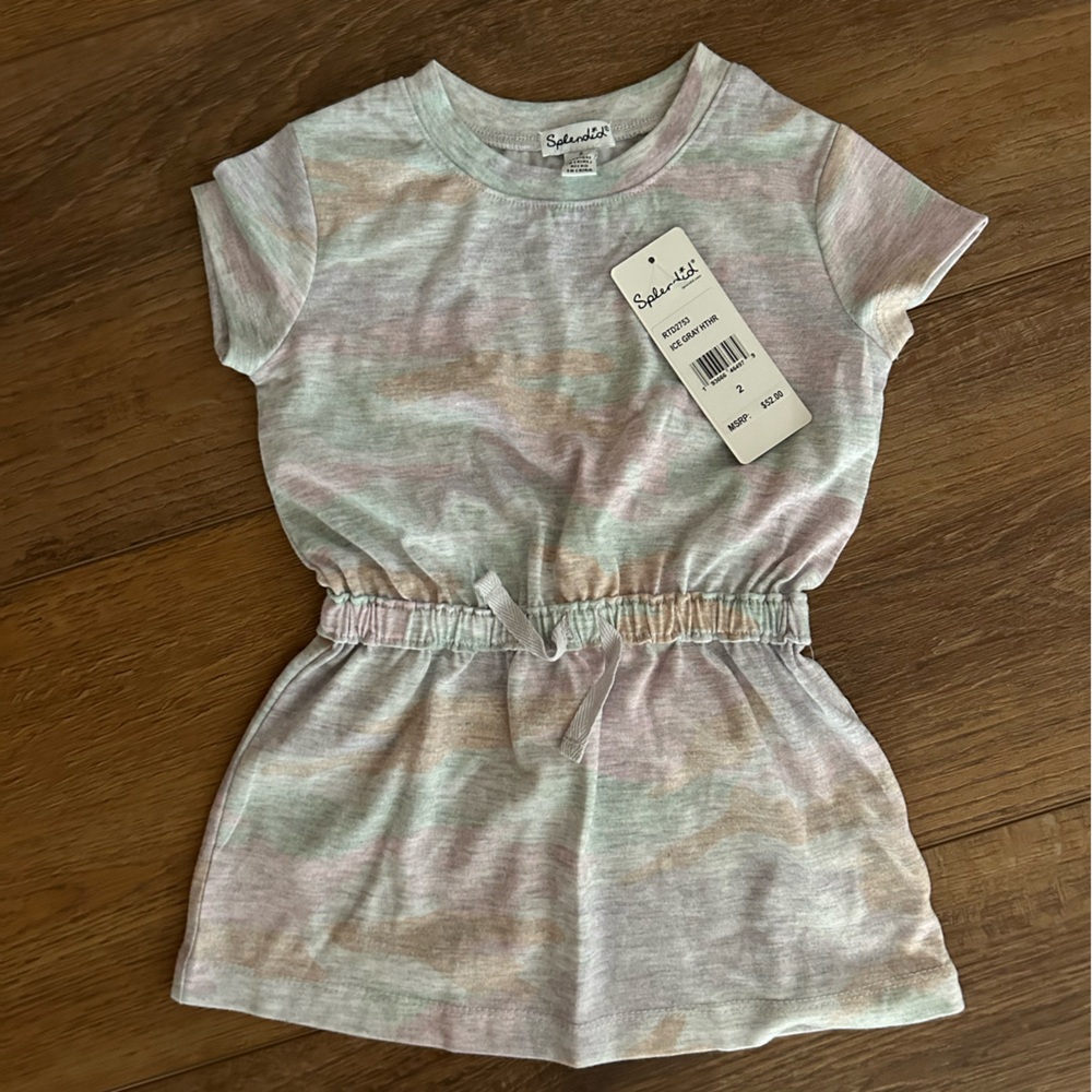 Splendid Girls T-Shirt‎ Dress Size 2T NWT